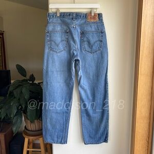 Levi’s Vintage 550 High Rise Straight Leg Dad Jeans size 33